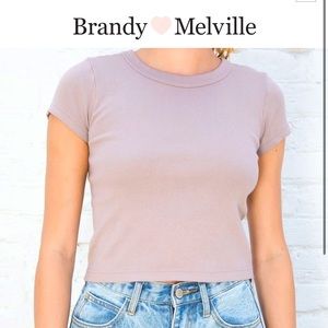 Brandy Melville Ashley purple top